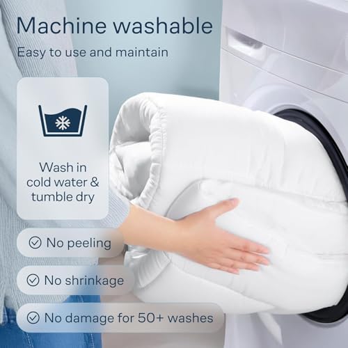 Niagara Sleep Solution 100% Cotton Top Queen Size Mattress Pad, Pillow Top | Cloud-Like Soft Mattress Topper, Breathable Cover, 20" Deep Pocket, Back Pain Relief, Perfect for Hot Sleepers, White