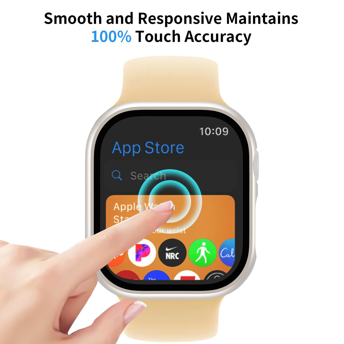 JERXUN 6 Pack Case with Screen Protector for Apple Watch Series 11/10 46mm | Face Cover with Tempered Glass for iWatch 11/10 46mm, Scratch Resistant, Sensitive Touch Protection Hard PC Bumper