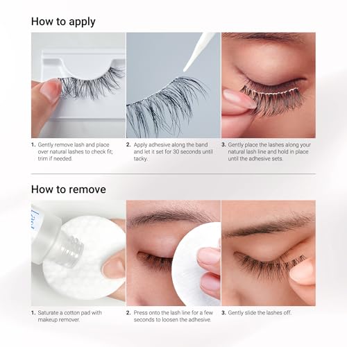 Kiss So Wispy, False Eyelashes, '', 12mm, Includes 5 Pairs Of Lashes, Easy to Apply, Reusable Lash Clusters