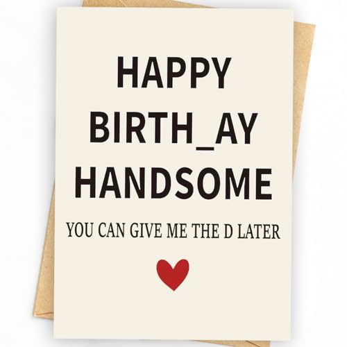 WowBefun Gifts for Men Him | Funny Birthday Card & Gifts for Men Husband Boyfriend Him, Happy Bday Card