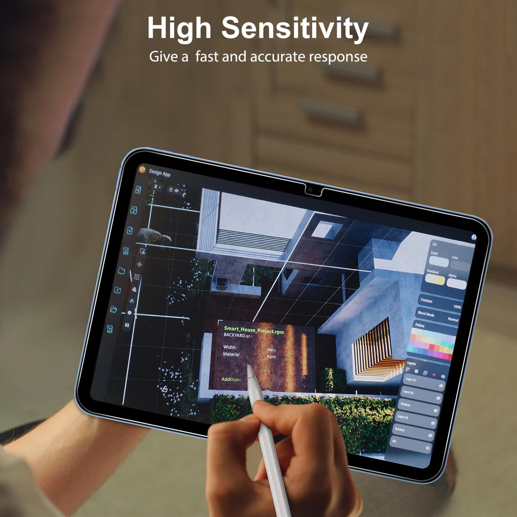 SPARIN 2 Screen Protector for iPad A16 /10th Gen 2025/2022, [11’’/10.9’’] | 2 Pack for iPad 11th/10th Gen, Tempered Glass, Case Friendly, Anti-Scratch, Touch Sensitive, Apple Pencil Compatible