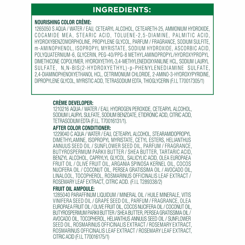 Garnier Nutrisse Ultra Crème Hair Color, 10 Black, 1 Count | Permanent Hair Dye with 100% Gray Coverage, 5-Fruit Oil Nourishing System, Rich, Vibrant Color, Vegan & Cruelty Free