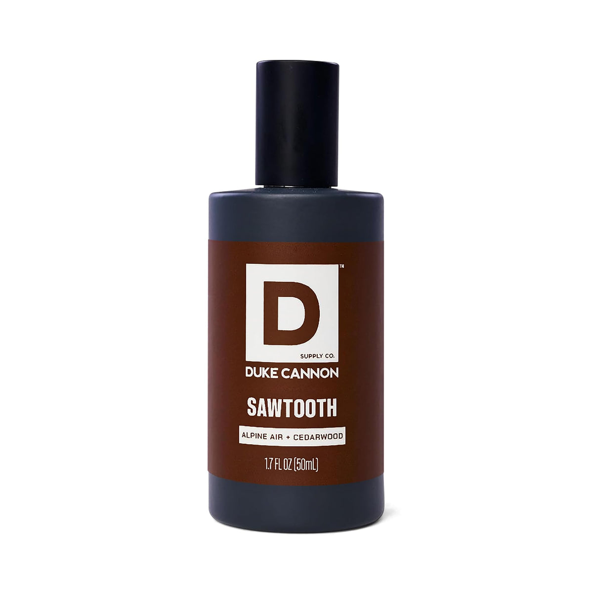 Duke Cannon Proper Cologne Sawtooth | Men's Eau de Parfum | Alpine Air and Cedarwood | Fresh, Woodsy, Long-Lasting Scent | 1.7 fl oz