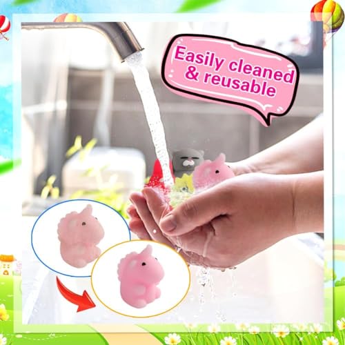 80 Pcs Party Favors for Kids 4-8, Kawaii Squishies Mochi Squishy Toys Bulk | Fidget Sensory Toys Birthday Gifts for Boys Girls, Easter Egg Fillers Treasure Box Toys Classroom Prizes Goodie Bag Stuffers
