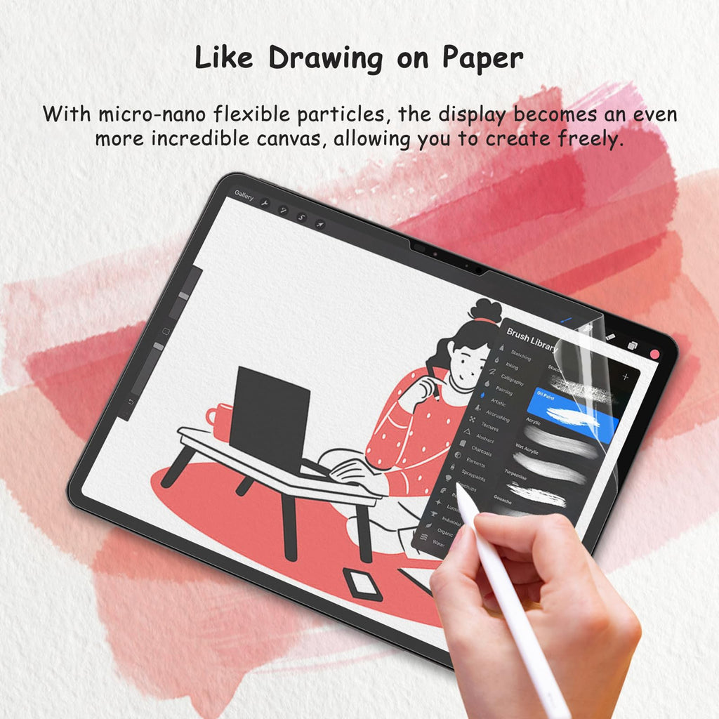bersem 2 Pack Paperfeel Screen Protector for iPad A16 11/10th & Air 11 Inch