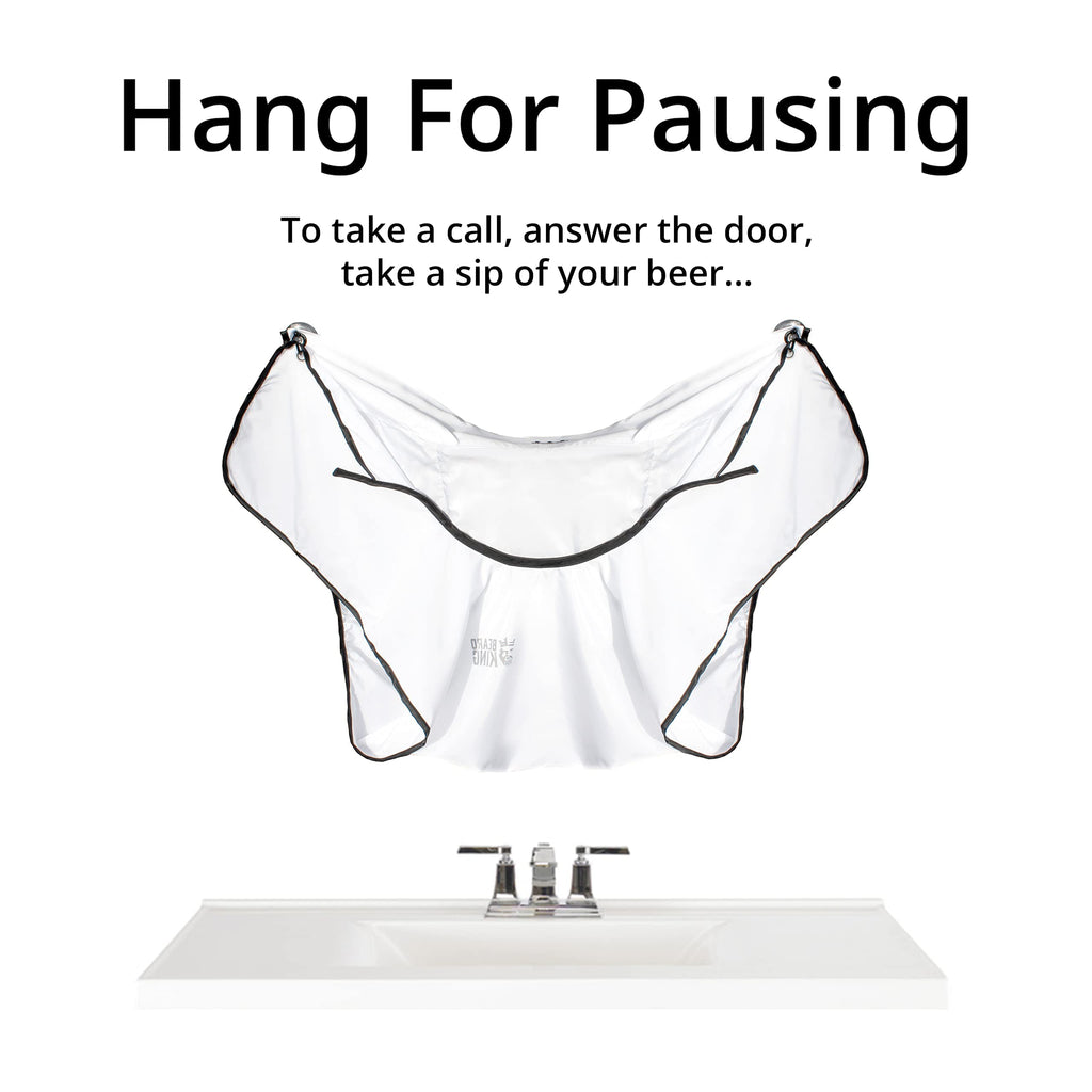 BEARD KING Beard Bib Apron - As Seen on Shark Tank – Gifts for Him, Stocking Stuffers for Men, Mens Gift