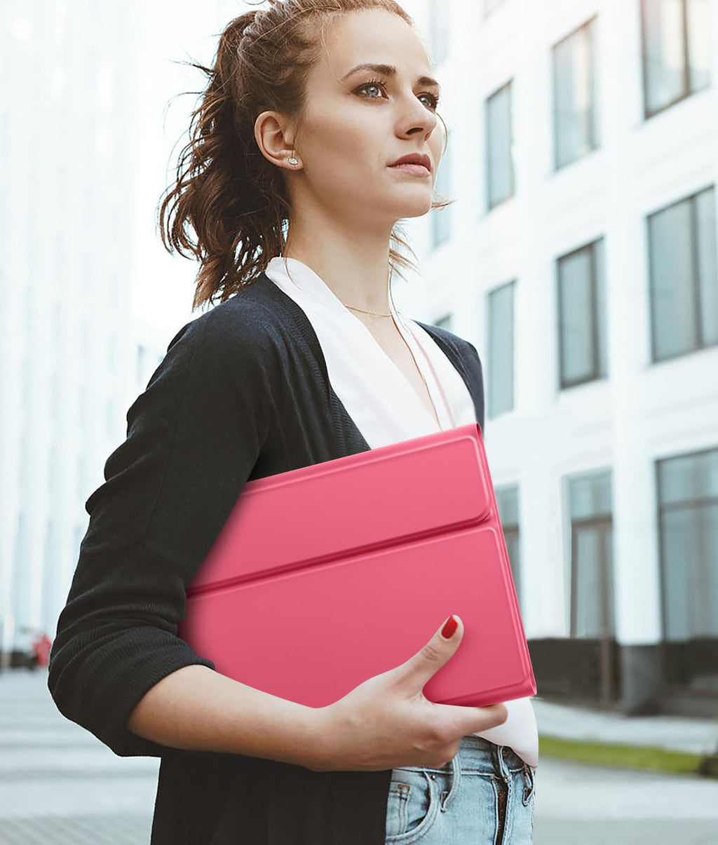 Hamile for iPad A16 11th 10th Generation Case with Keyboard - Wireless | Backlit Detachable Folio Keyboard Cover, Pencil Holder, for iPad A16 11-inch 2025 10th Generation 10.9 Inch 2022, Pink