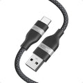 Anker Nano USB A to USB C Cable, CarPlay USB to USB C Cable (3 ft, Balck) | Upcycled-Braided Cord for CarPlay, iPhone 17 / 16 Series, Samsung Galaxy Note20, and More