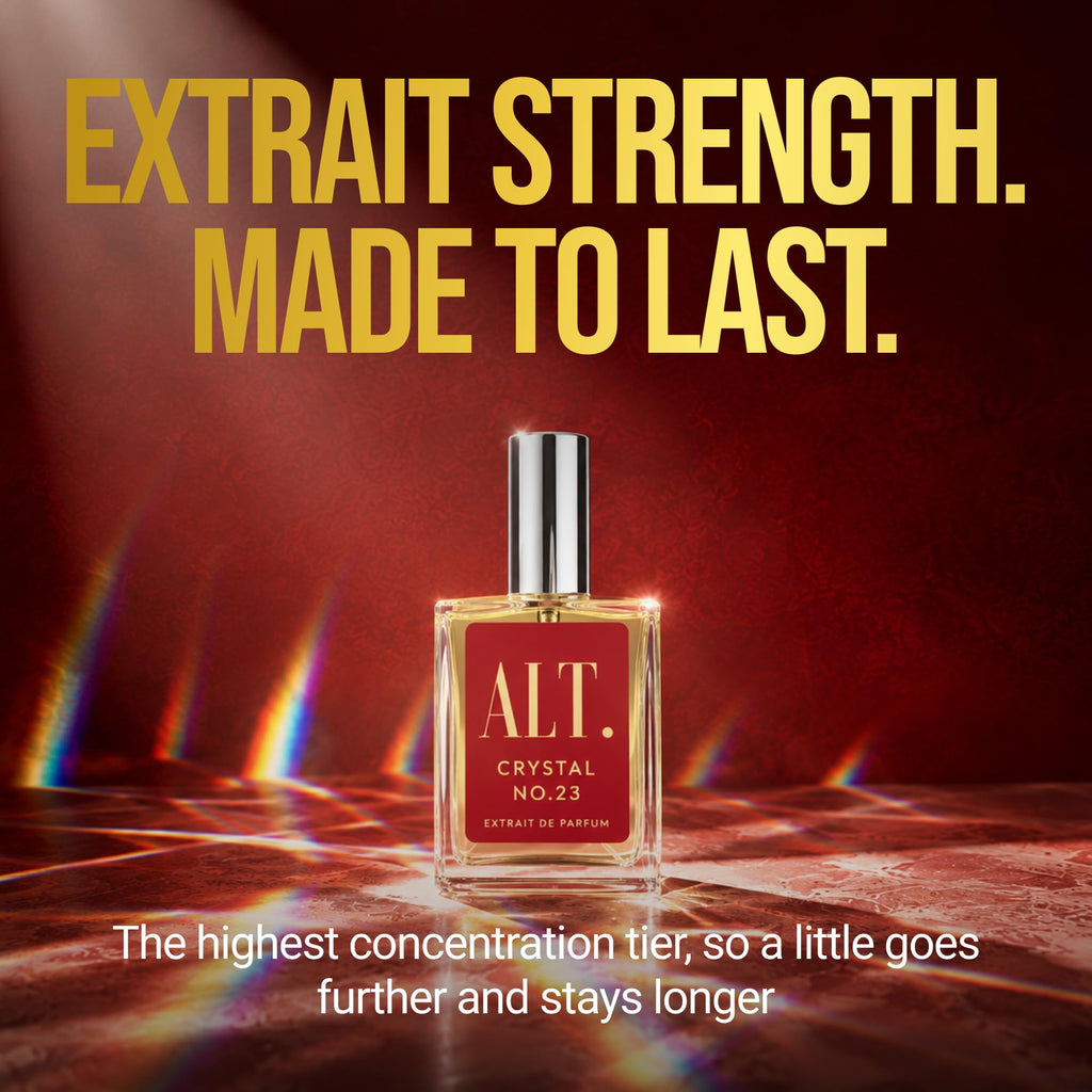 ALT. FRAGRANCES Crystal No. 23 – Inspired by Bac. Roug. 540, Unisex Perfume, Extrait de Parfum, Long Lasting Perfume for Men & Women with Jasmine, Amberwood & Cedar Notes, 60ml