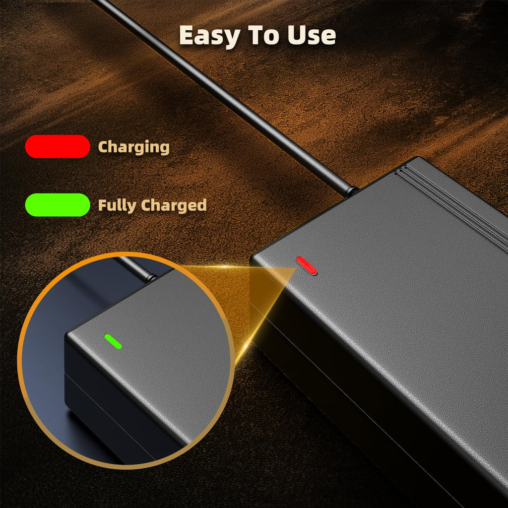 Carsty Hoverboard Charger 42V, Electric Scooter Charger with 5-in-1 Plugs | UL-certified 1.5A fast charging, compatible with Jetson, Segway, Gotrax