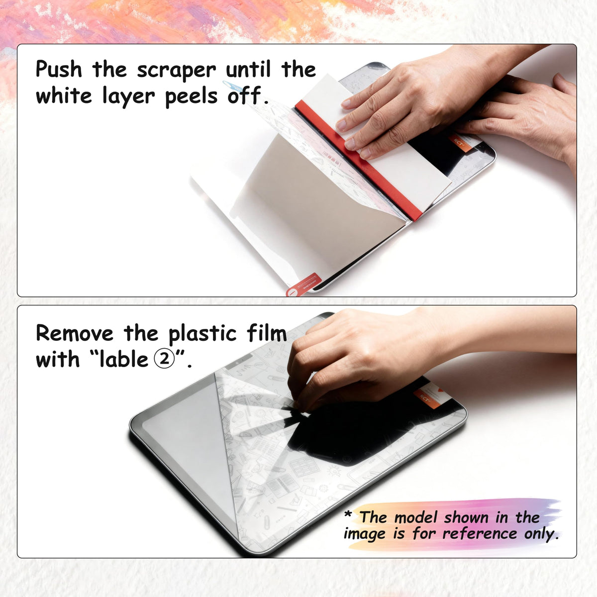 KCT 2 Pack Paperfeel Screen Protector for iPad A16 11th/10th & iPad Air 11 | M4/M3/M2, Draw and Write as Real Paper, Anti Glare, Matte Film, Compatible with Apple Pencil, Touch Sensitivity