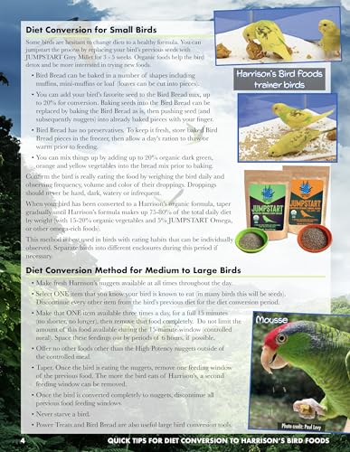 Harrison's Bird Foods High Potency, Certified Organic Diet 1lb | Vet Developed Non-Gmo For Conversion, Breeding, Weaning Or Special Needs. Canaries, Finches, Budgies And Other Small Parrots