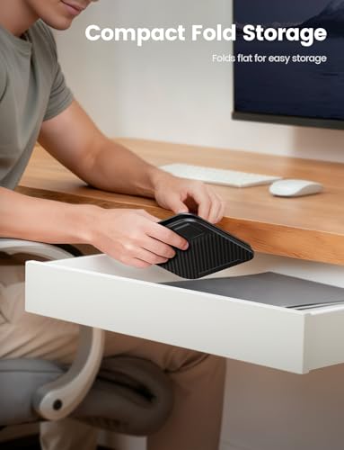 Lamicall Adjustable iPad Stand for Desk, Ultra-Slim Foldable, 360° Rotation | 360° Rotation Metal Base, Heavy-Duty Tablet Holder Stand for 4.7-13" iPad Pro Air Mini E-Reader Kindle Tabs Switch Stand