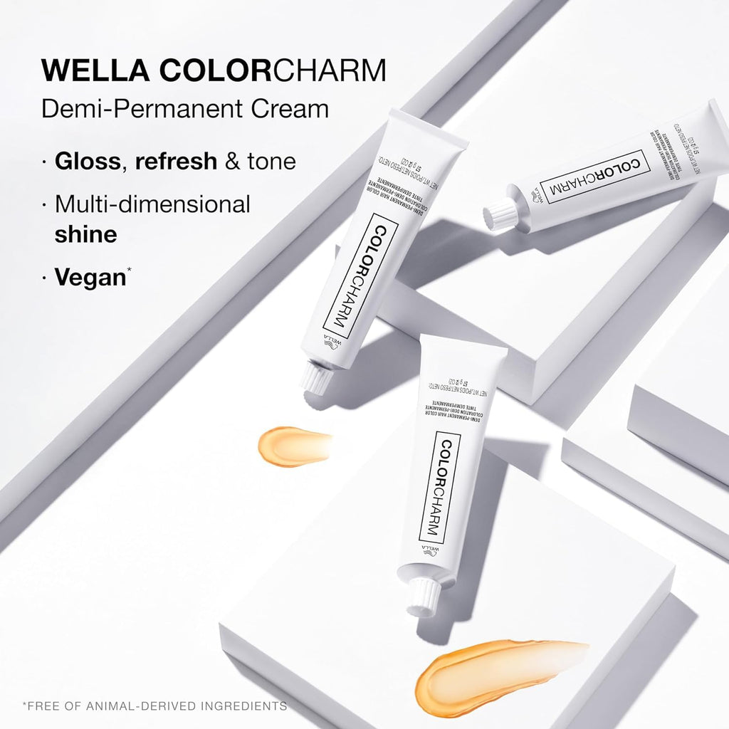 COLORCHARM Demi Permanent Hair Color - Gloss, Refresh & Tone - 2 Fl Oz | Shea Butter | Free of ammonia, gluten, parabens, and animal-derived ingredients.