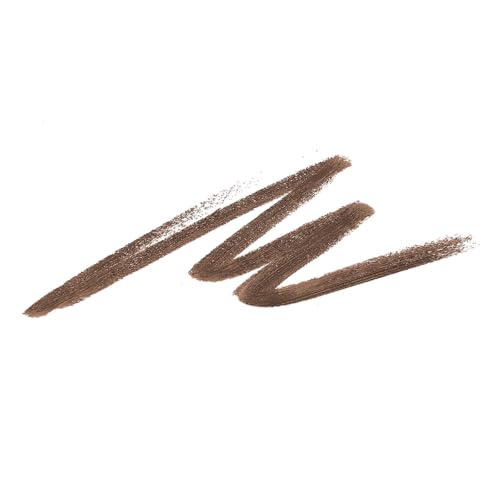 wet n wild Ultimate Eyebrow Retractable Definer Pencil, Medium Brown, Dual-Sided Brow Brush, Fine Tip, Shapes, Defines, Fills Brow Makeup