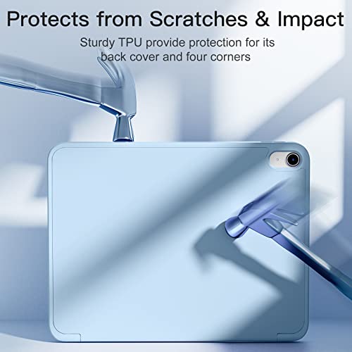 Akkerds for iPad A16 11th Gen Case, iPad 10th Generation Case, Sky Blue