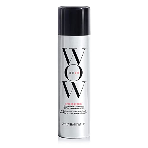 COLOR WOW Style on Steroids Texturizing Spray, Non-Sticky Hair Texturizer for Instant Volume and Texture