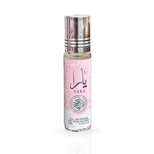 Ard Al Zaafaran YARA Roll-On Perfume Oil CPO - 10ML (0.34 OZ) | Gourmand Accord, Vanilla, Musk, Heliotrope, Orchid, Tangerine.
