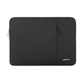 MOSISO Laptop Case 13.3 inch, 13-13.3 inch Laptop Sleeve Bag with Pocket | Compatible with MacBook Air/Pro 13/Pro 14 M5 M4 M3 M2 M1, HP Dell ASUS Lenovo, Polyester Vertical Computer Bag, Black