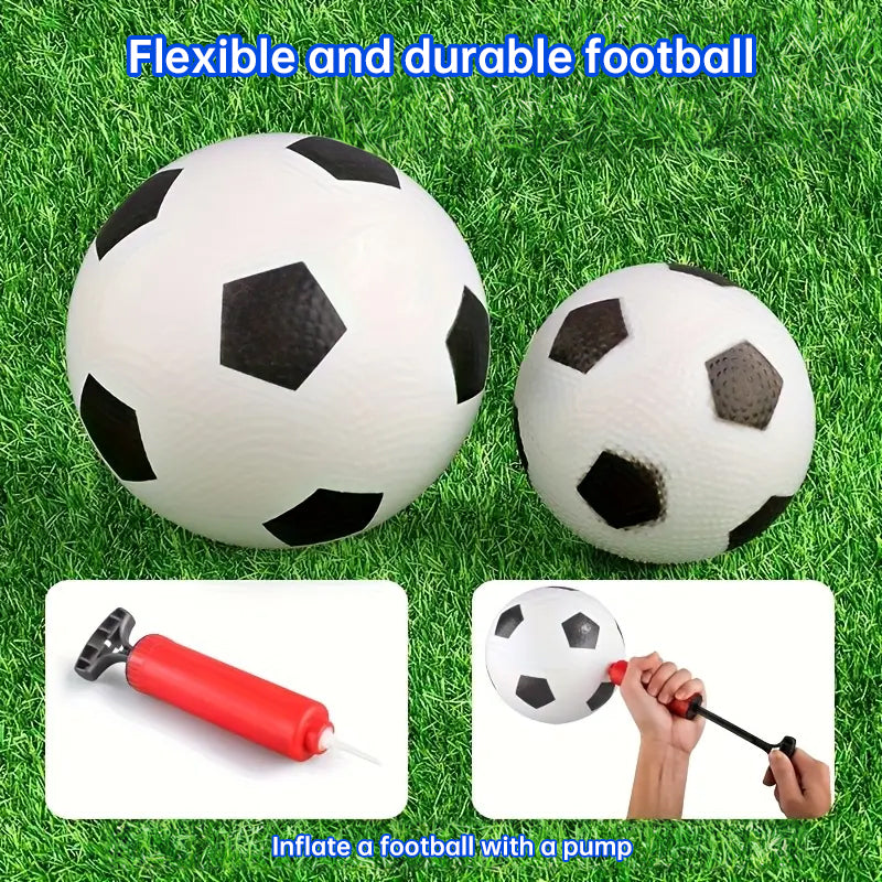 Mini Foldable Soccer Goal Set for Indoor Outdoor Kids Playtime