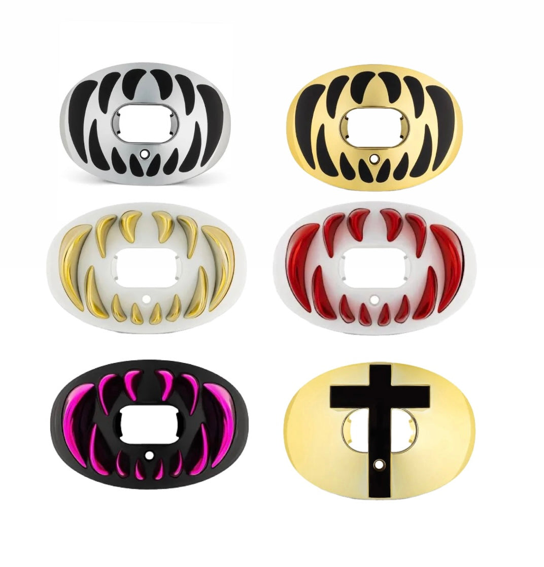 BATTLE Oxygen Football Mouthguard 3D & Predator with Convertible Strap