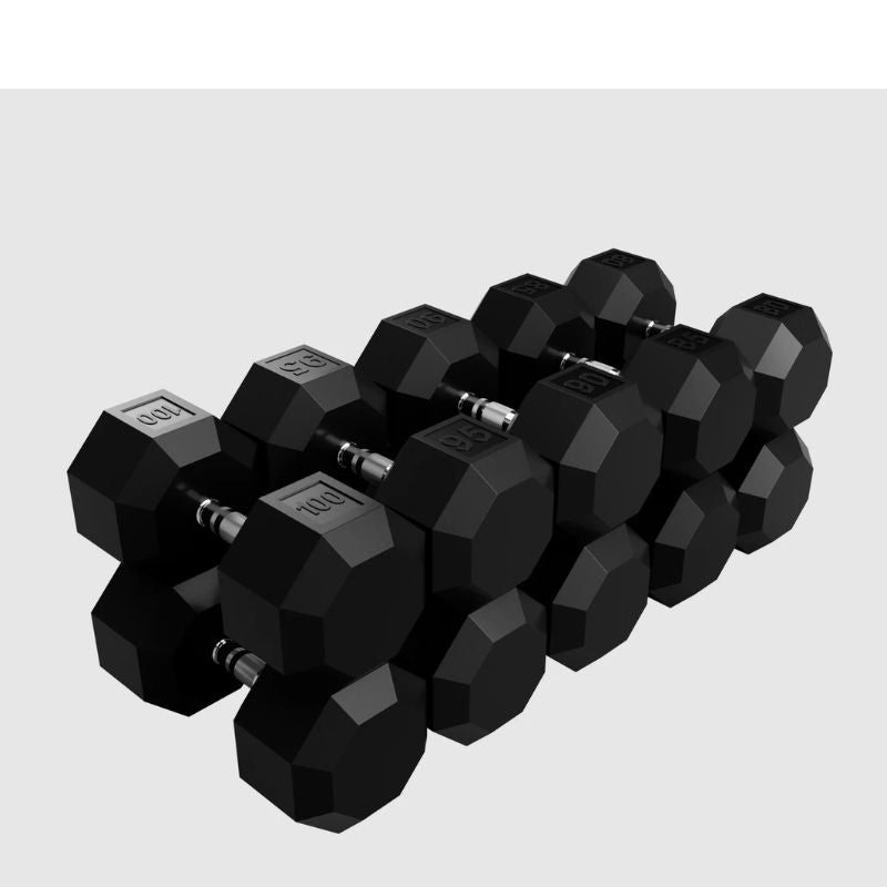 VTX SD-R 8-Sided Rubber Dumbbell Set