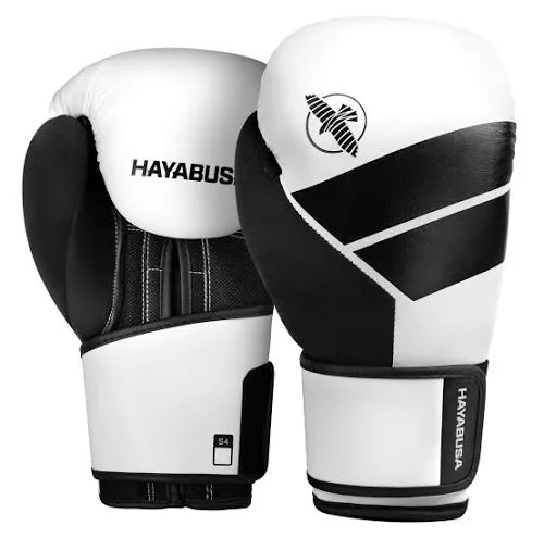 Hayabusa S4 Boxing Gloves - with Shock Absorbing Foam, Splinted Padding & Cool Lining