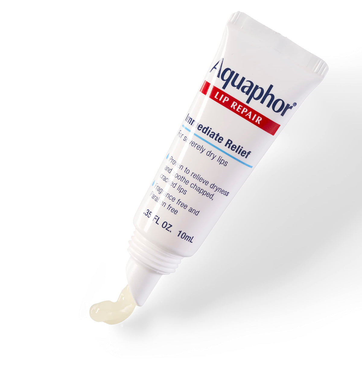 Aquaphor Lip Repair Ointment, Value Pack, 2 x 0.35 FL OZ | Lip Balm Moisturizer with Vitamins and Shea Butter, Immediate Severely Dry Lip Relief, Paraben and Fragrance Free