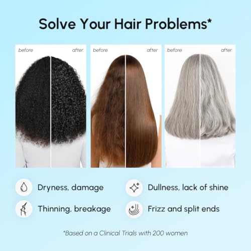 MAREE Deep Conditioning Hair Mask for Damaged Hair - Deep Hydrating Protein | Hair treatment mask for dry hair, hair moisturizer, hair gloss for women, deep conditioner for dry damaged hair, curly mask
