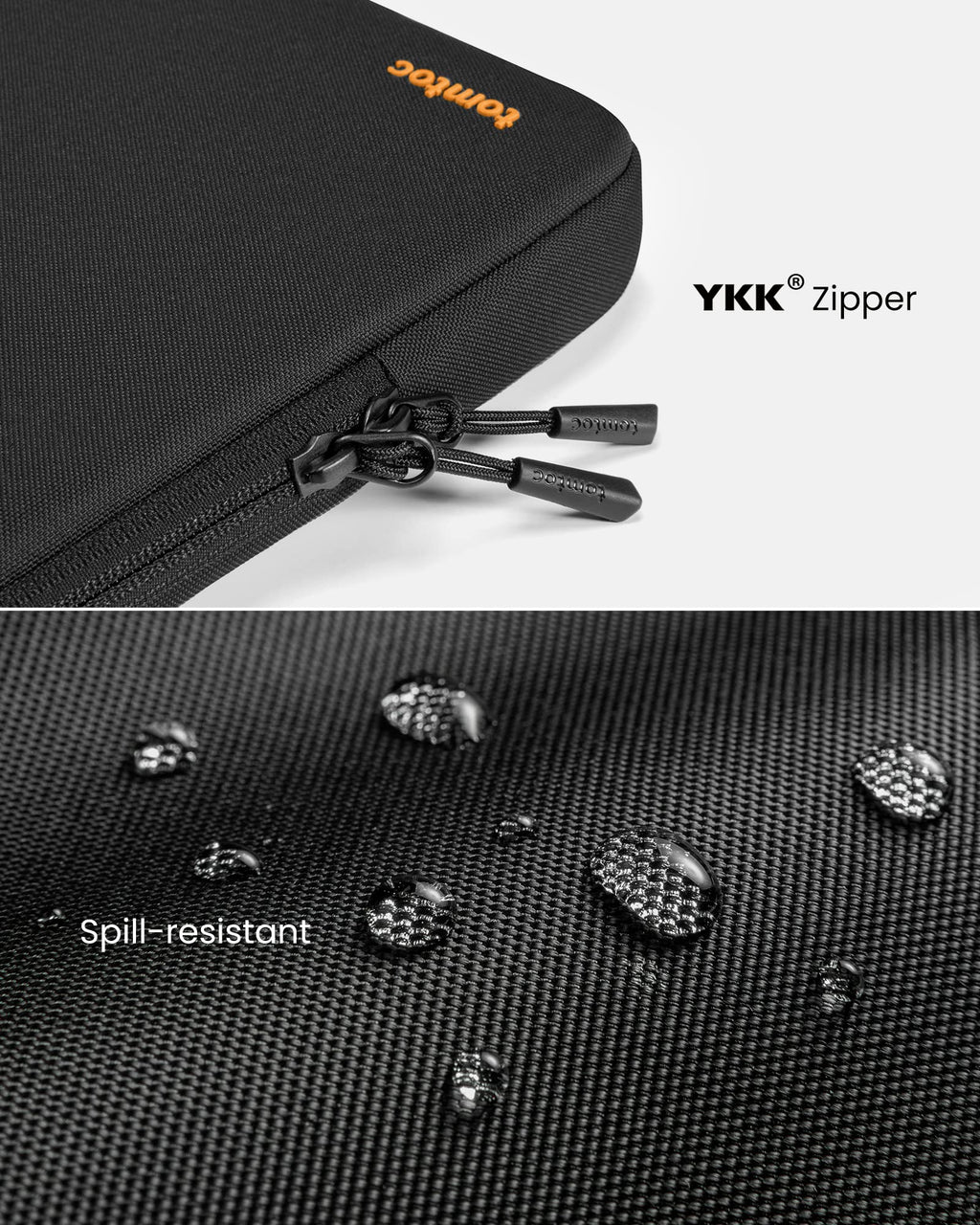 tomtoc 360° Protective Laptop Sleeve for 14-inch MacBook Pro M5 Pro/Max | 2026 A3426 A3427 A3434 M4/M3/M2/M1 A3112 A3401 A3185, Water-Resistant Laptop Case Bag Fits Dell XPS 14 & 13.8" Surface Laptop