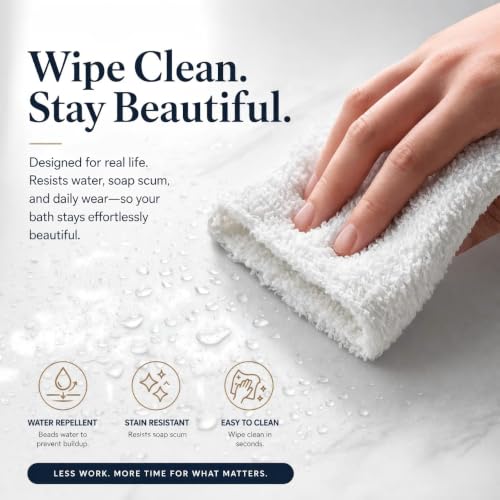 EHZNZIE Crystal Clear Shower Curtain Liner 72x72, PEVA Waterproof Bath Curtain, No Chemical Smell, 3 Weighted Magnets, Durable with Rustproof Metal Grommets