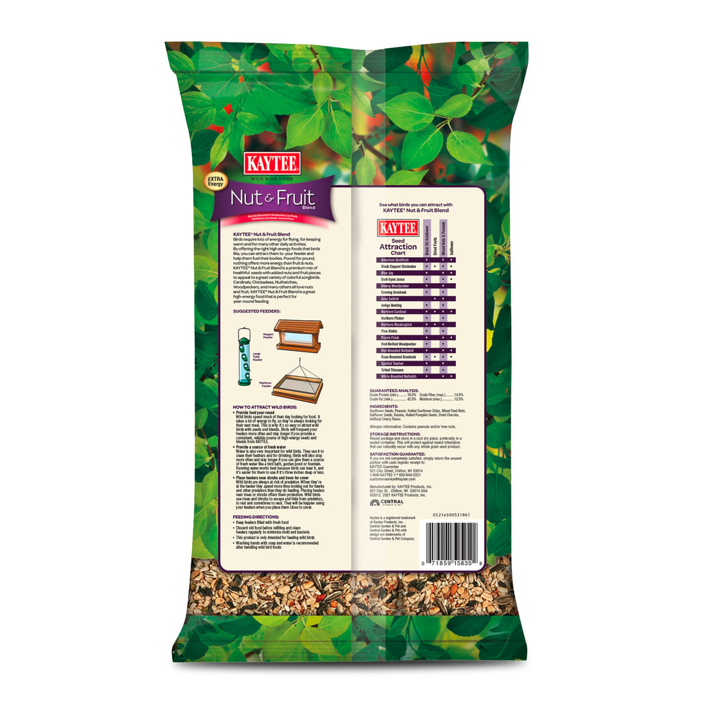 Kaytee Nut & Fruit Wild Bird Seed, 5 lb