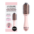 L'ANGE HAIR Le Volume 2-in-1 Titanium Blow Dryer Brush | Frizz Control Blowout Hair Dryer Brush for Drying and Styling | Volumizing Hot Air Styler for All Hairstyles | Oval Barrel | Blush - 60mm