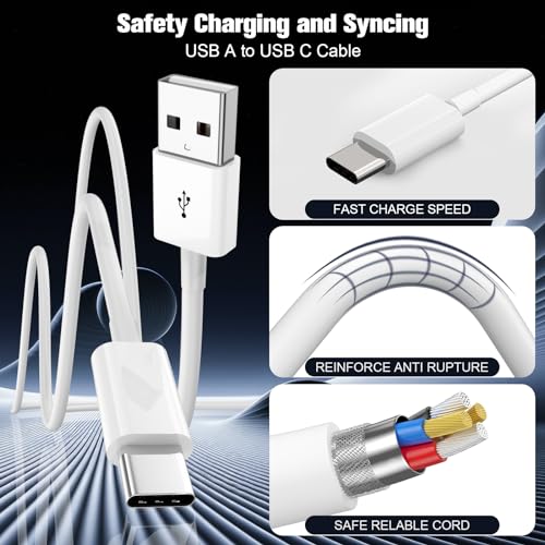 Car CarPlay Cable for iPhone18 Pro Max 17/16/15, USB A to USB C for Carplay | Compatible with iPhone 18/17/16/15 Plus,Pro,Pro Max, iPad USB C Cable 10th, iPad Air Car Charger Cable Cord 3FT (White)