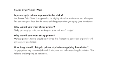e.l.f. Power Grip Primer, Gripping & Hydrating Gel Primer, 0.811 Fl Oz | Grips Makeup for Long-Lasting Wear & Face Prep, Smooth Base Finish, Lightweight & Moisturizing Formula, Vegan & Cruelty-Free