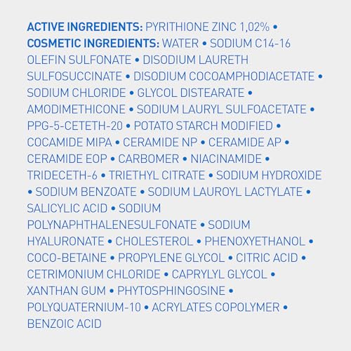 CeraVe Hydrating Anti Dandruff Shampoo, Itchy Scalp Treatment, 12oz | Helps Eliminate Flakes with 1% Pyrithione Zinc, Hyaluronic Acid, Niacinamide and Ceramides In A Sulfate Free Formula