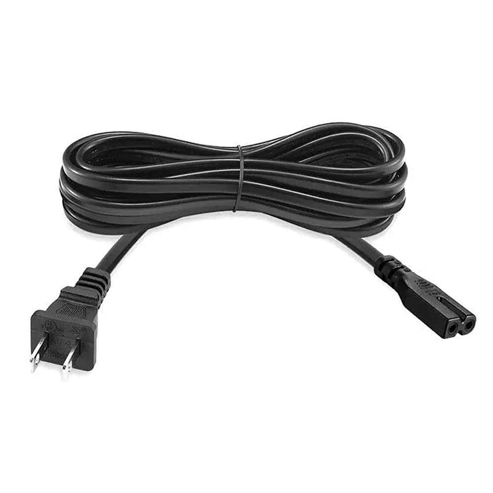 2 Prong AC Power Cord Compatible with Vizio D/E/M Series HDTV, Vizio Sound Bar Power Cable Replacement