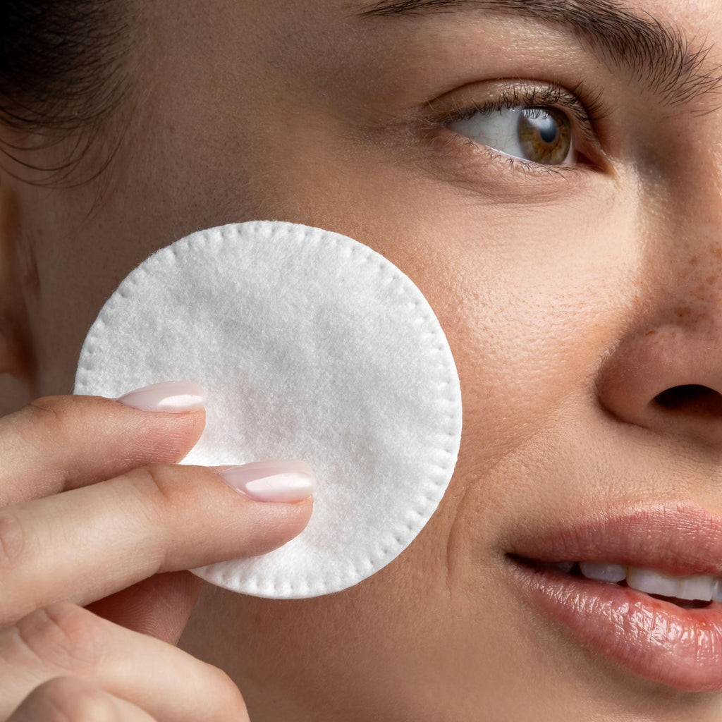Cliganic Premium Cotton Rounds for Face, Makeup Remover Pads, 300 Count | 100% Pure, Lint-Free, Hypoallergenic, Soft & Absorbent for Toner & Serum, Gentle Facial Use, No Shedding