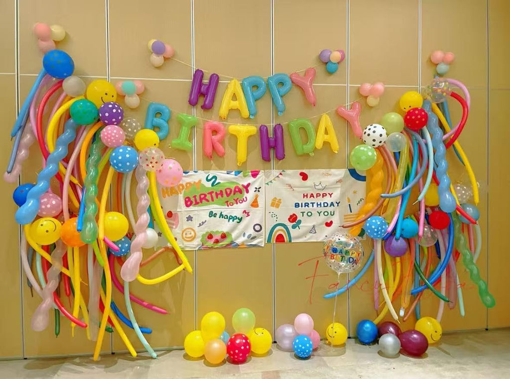 260 Balloons - Clear Long Balloons for Tying Balloon Arch & Balloon Ties | 100Pcs Clear Animal Balloons, Skinny Balloons for Tying, Long to Tie, Twisting, Modeling, Making & Birthday Party Decor