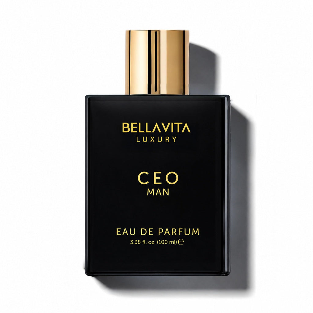 Bellavita Luxury CEO MAN Eau de Parfum | 100 ml (3.4 fl.oz.) | Perfume for Men | Mandarin, Lemon, Lavender, and Vetiver Notes | Long Lasting Men's Fragrance