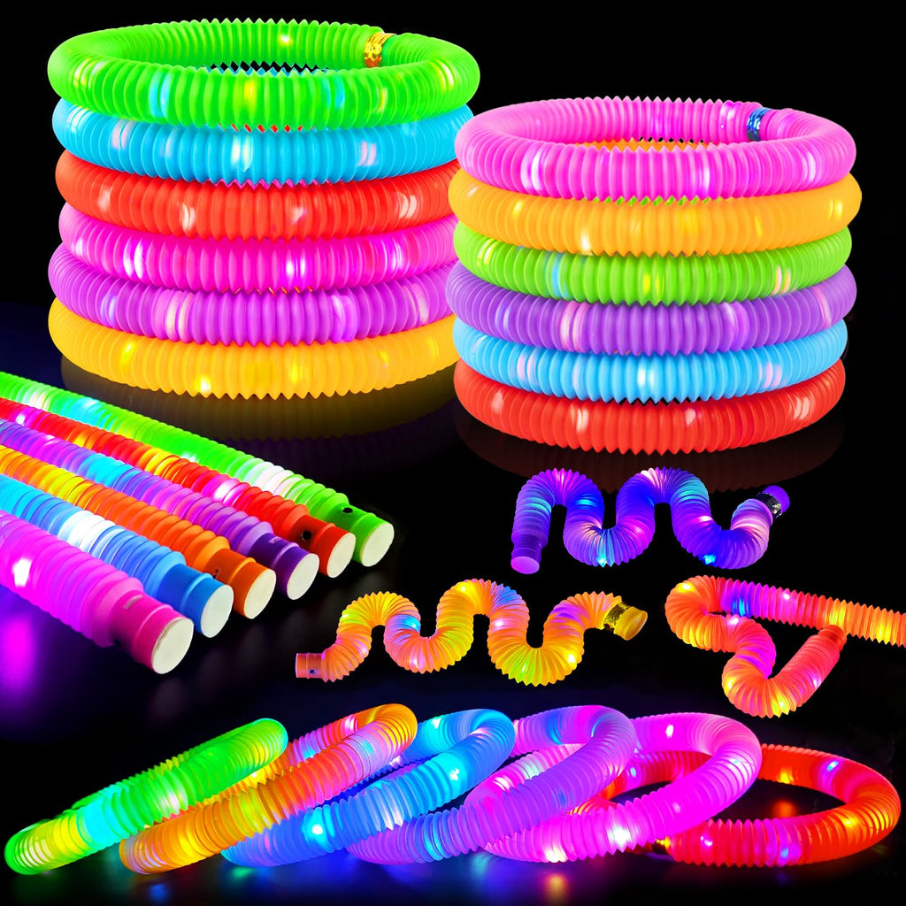 Halloween Glow Sticks for Kids 12-96 PCS,Glow in Dark Party Favor Supplies | Light Up Neon Necklace Bracelet Accessories Decorations for Toddlers Boys Girls,Fun for Halloween Birthday Dance Camp Care