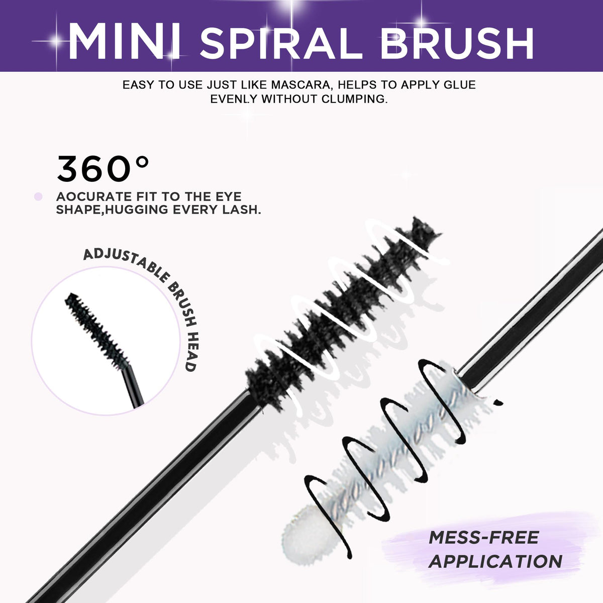 GAQQI Lash Cluster Glue, Waterproof Bond and Seal Lash Glue, Black - 10ml | Strong Hold 3-7days, Latex-free & Formaldehyde-free, Waterproof, For Cluster/ Individual/ Strip Lashes, Easy to Use