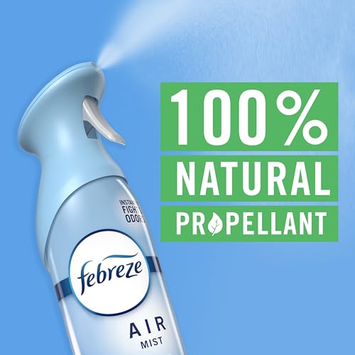 Febreze Air Mist, Air Freshener Spray, Odor Fighting Room Spray, Deodorizer for Home Bathroom Kitchen Office Apartment Dorm Room Classroom, Downy April Fresh Scent, 8.1oz (Pack of 2)