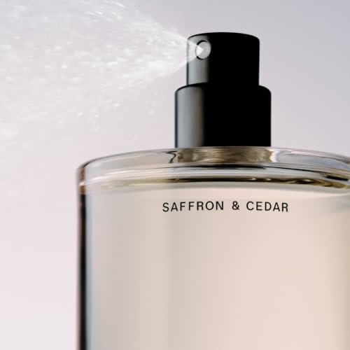 Salt & Stone Hair & Body Mist for Women & Men, Saffron & Cedar 3.4 fl oz | Lightweight Mist, Sweet & Ambery Scented Body Spray, Gender Neutral Fragrance with Glycerin & Red Algae, Vegan, Paraben-Free