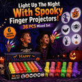 🎃 Halloween Pattern Finger Projector Lights
