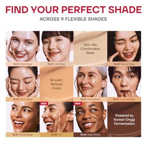 MISSHA M Perfect Cover BB Cream No.23 Natural Beige SPF 42 PA+++ 1.69 oz | Light-medium cool-neutral skin; tinted moisturizer for face, buildable coverage, smooth natural finish, daily wear