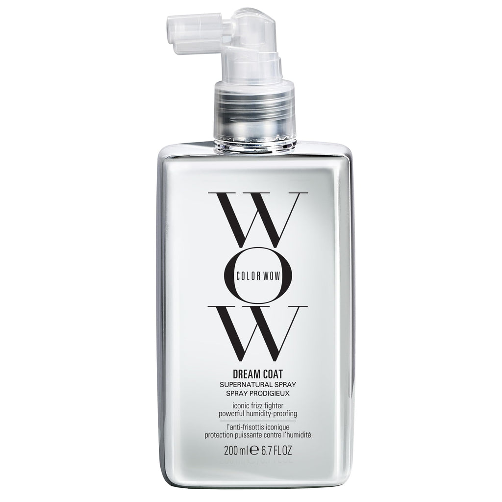 COLOR WOW Dream Coat – Anti-Humidity Frizz Control Spray for Glass Hair | Anti-frizz treatment and humidity-proofing spray delivers glassy-smooth, frizz-free hair. Heat activated, lasts 3-4 shampoos.