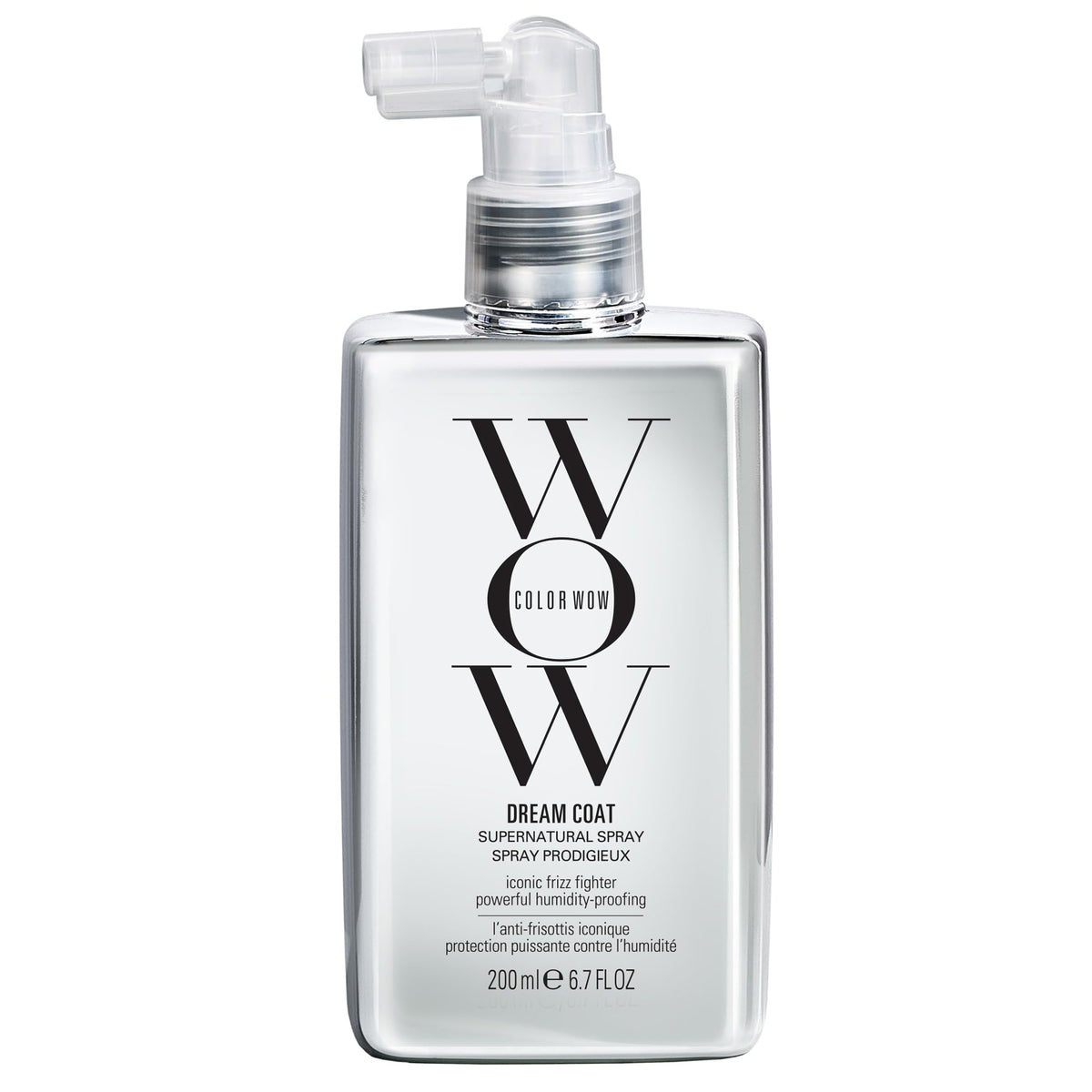 COLOR WOW Dream Coat – Anti-Humidity Frizz Control Spray for Glass Hair | Anti-frizz treatment and humidity-proofing spray delivers glassy-smooth, frizz-free hair. Heat activated, lasts 3-4 shampoos.