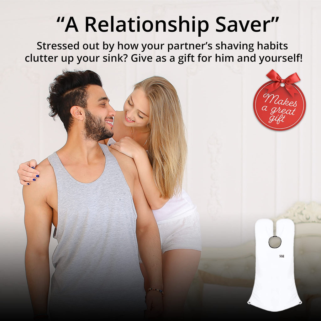 BEARD KING Beard Bib Apron - As Seen on Shark Tank – Gifts for Him, Stocking Stuffers for Men, Mens Gift