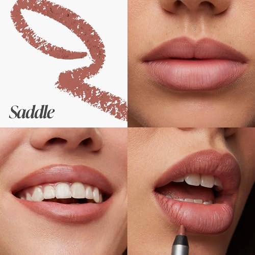 Wonderskin Lipliner Pencil - 360 Contour Lipliner, Longwear, Waterproof | Waterproof saddle lip liner, longwear formula glides on smoothly for precise definition and all-day lip contour.